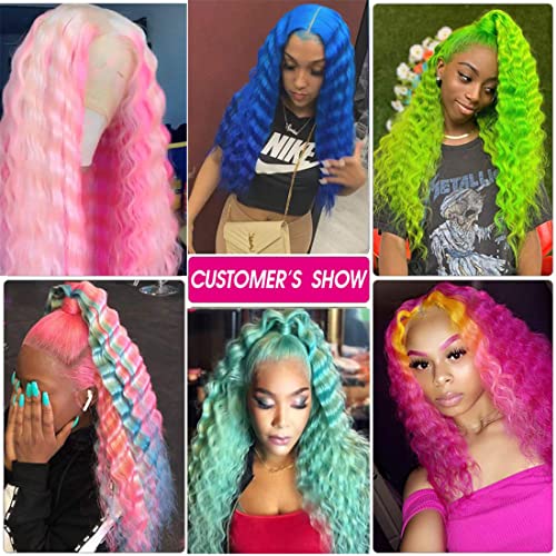 Bettermood 613 Blonde Lace Front Wigs Human Hair 13x4 Loose Deep Wave 613 Lac...