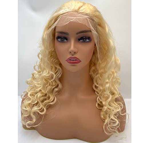 Bettermood 613 Blonde Lace Front Wigs Human Hair 13x4 Loose Deep Wave 613 Lac...