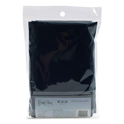 Betty Dain Premier Barber Cutting/Styling Cape, Black Trim Piping, High-end L...