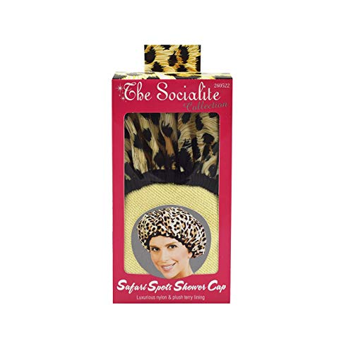 Reusable Nylon Shower Cap & Bath Cap, Reversible Oversized Waterproof Shower ...