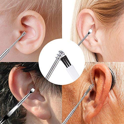 7 Pcs Ear Pick, BetyBedy Ear Cleansing Tool Set, Ear Curette Earwax Removal K...
