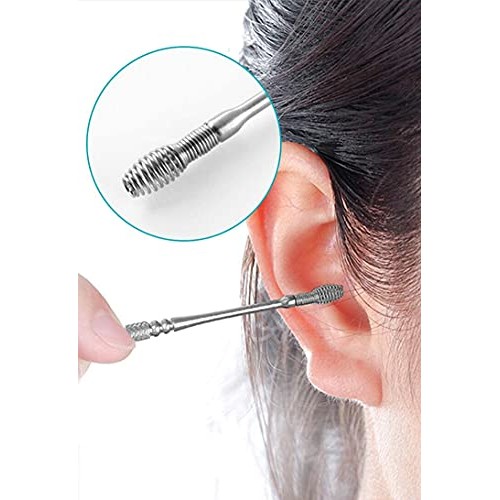 Ear Pick Ear Curette Earwax Pick Removal Tool Kit 8 Pcs, Stainless Steel Ear ...