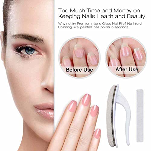 Premium Upgrade Lucency Nail Buffers for Natural Nails, Artificial Nails and ...
