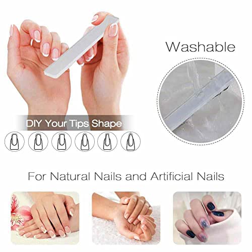 Premium Upgrade Lucency Nail Buffers for Natural Nails, Artificial Nails and ...
