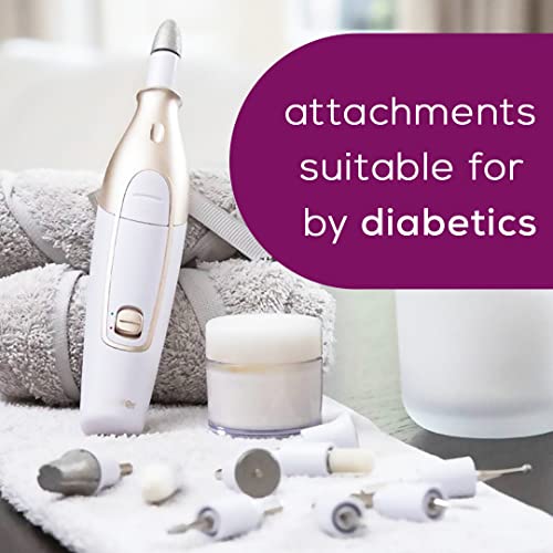 Beurer 14-piece Professional Manicure & Pedicure Nail Drill Kit, Cordless, 10...