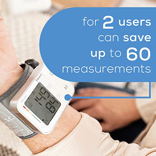 Beurer Bluetooth Smart, Wireless & Automatic Wrist Blood Pressure Monitor wit...