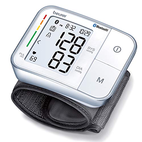 Beurer Bluetooth Smart, Wireless & Automatic Wrist Blood Pressure Monitor wit...