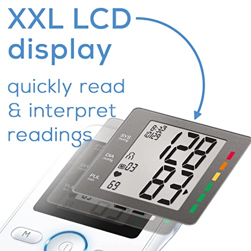 Beurer BM31 Upper Arm Blood Pressure Monitor for Home Use, Large Cuff | Autom...