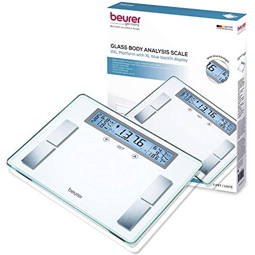 Beurer Body Analyzer Scale XXL Extra Wide Platform & LCD Illuminated Display,...