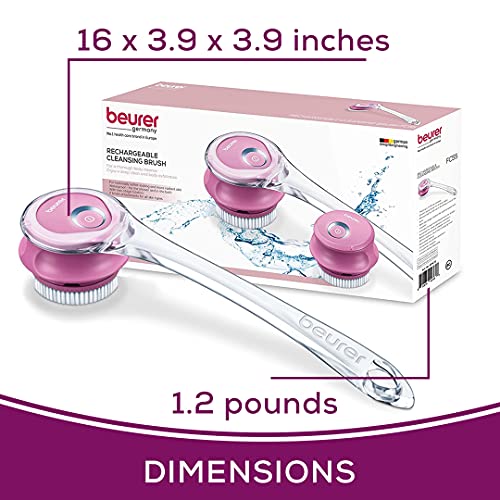Beurer Electric Facial Cleansing Brush | Face Scrubber and Exfoliating Brush ...