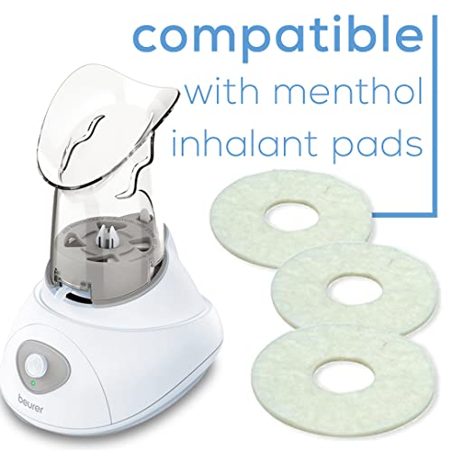 Beurer Personal Steam Inhaler for Cough and Cold | Face Steamer with Flexible...