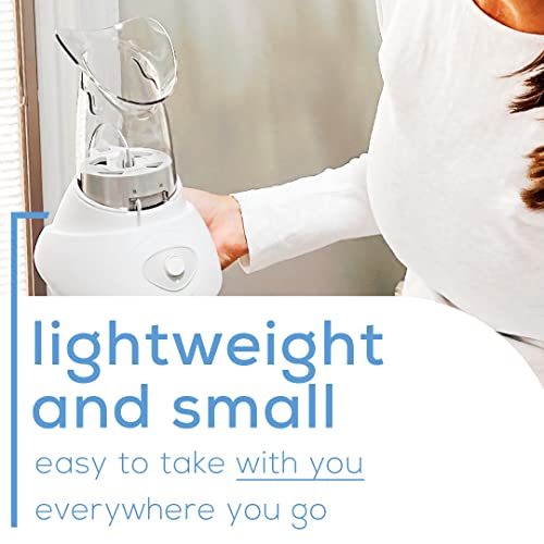 Beurer Personal Steam Inhaler for Cough and Cold | Face Steamer with Flexible...