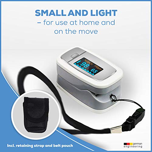 Beurer PO30 Fingertip Pulse Oximeter Blood Oxygen Saturation Monitor with 4 c...