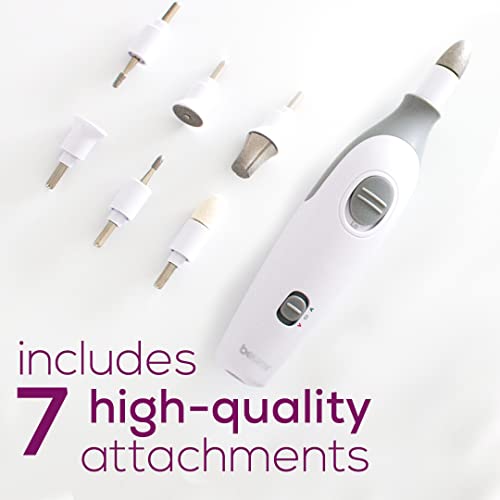 Beurer Professional Nail Drill Kit for Manicure Pedicure - Electric Nail File...
