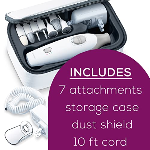 Beurer Professional Nail Drill Kit for Manicure Pedicure - Electric Nail File...