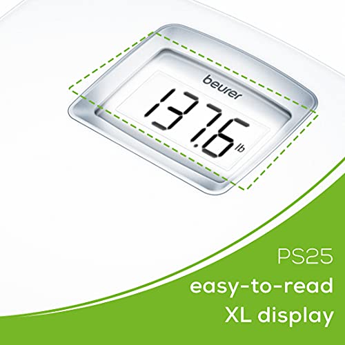 Beurer PS25 Personal Bathroom Scale | Smart & Accurate Body Weight Control | ...