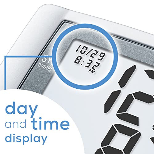 Beurer Wrist Blood Pressure Monitor, Automatic & Digital, 2X 60 Reading Memor...