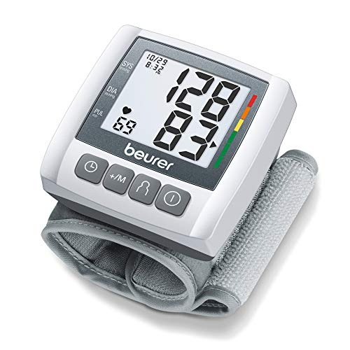 Beurer Wrist Blood Pressure Monitor, Automatic & Digital, 2X 60 Reading Memor...
