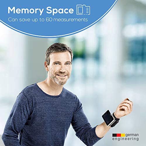 Beurer Wrist Blood Pressure Monitor with XL Display Stores 2x60 Reading Memor...