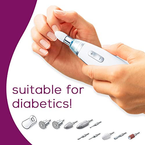 Professional Nail Drill | Electric Nail File 10 high-quality drill bits & 10 ...