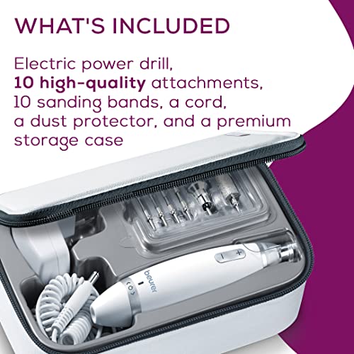 Professional Nail Drill | Electric Nail File 10 high-quality drill bits & 10 ...