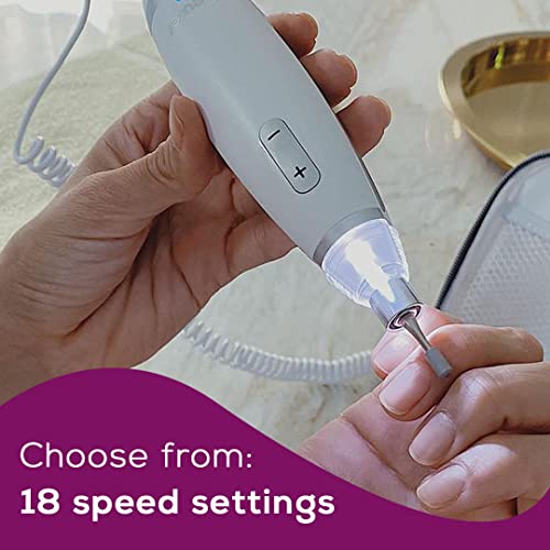 Professional Nail Drill | Electric Nail File 10 high-quality drill bits & 10 ...