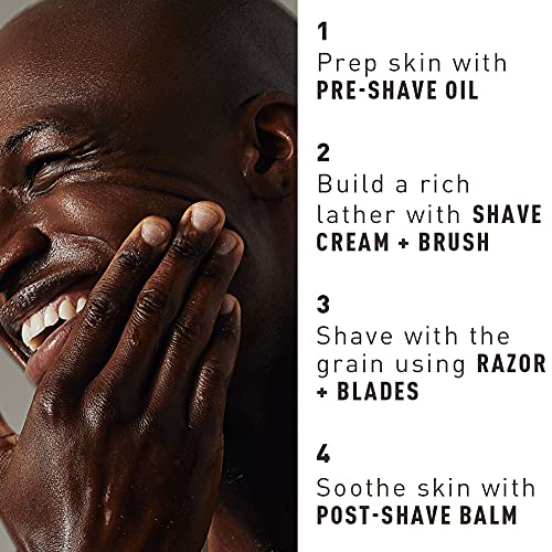 Shaving Kit for Men by Bevel - Includes Pre Shave Oil, Shaving Cream, and Aft...