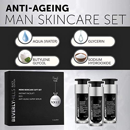Skin Care Set for Men - Instant Facelift, Dark Circle and Puffy Eye Cream, An...
