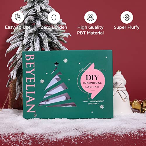 BEYELIAN DIY Eyelash Extension for Christmas, at Home Lash Extensions Kit, 3D...