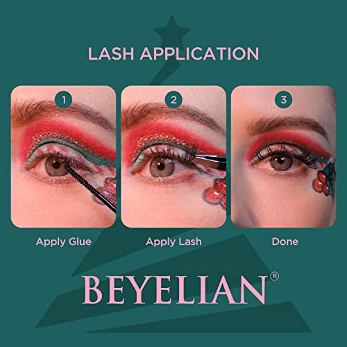 BEYELIAN DIY Eyelash Extension for Christmas, at Home Lash Extensions Kit, 3D...
