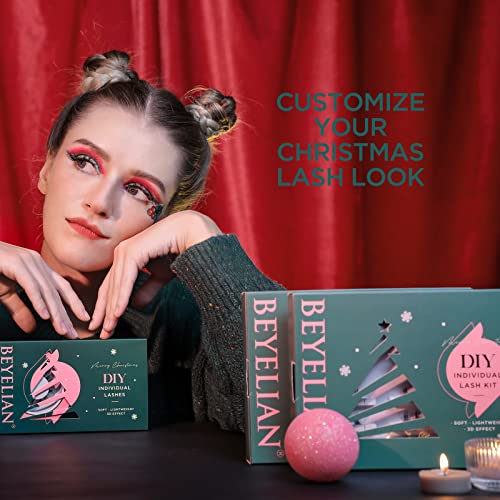 BEYELIAN DIY Eyelash Extension for Christmas, at Home Lash Extensions Kit, 3D...