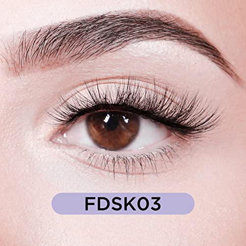 DIY Eyelash Extension kit,Clusters Lashes Extension with Cluster Lash Glue Na...