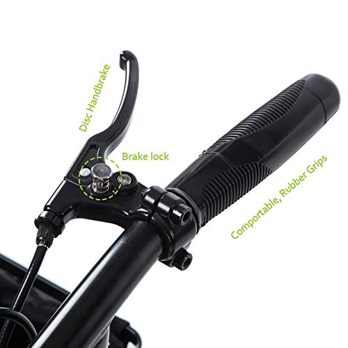 BEYOUR WALKER Folding Knee Walker for Foot Injuries with Dual Braking System ...