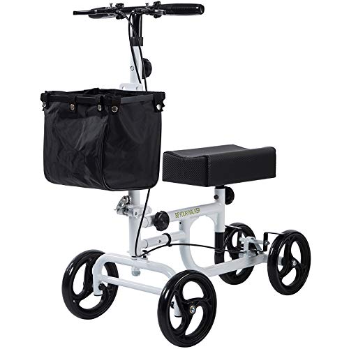 BEYOUR WALKER Folding Knee Walker for Foot Injuries with Dual Braking System ...