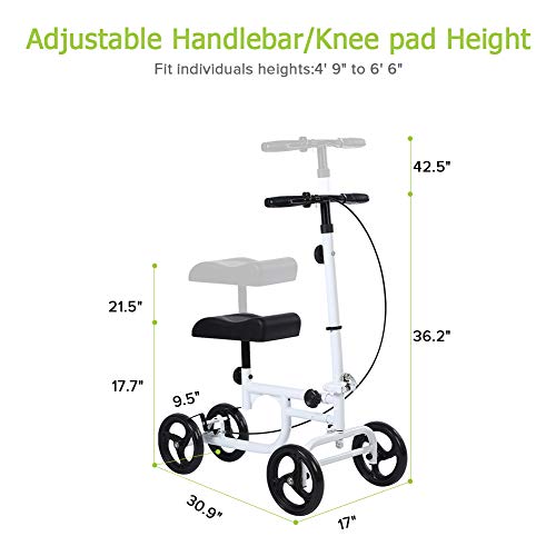 BEYOUR WALKER Most Affordable Knee Scooter Walker for Foot Ankle Injuries Cru...