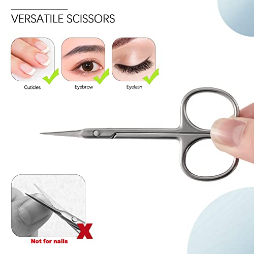 BEZOX Extra Fine Straight Cuticle Scissors, Super Thin Scissors for Cutical C...