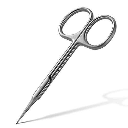 BEZOX Extra Fine Straight Cuticle Scissors, Super Thin Scissors for Cutical C...