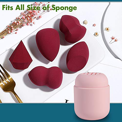 BEZOX Makeup Sponge Holder, Cosmetic Blender Silicon Travel Case, Make-up Fac...