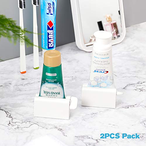 BEZOX Minimalist Toothpaste Tube Roller Squeezers(Set of 2), ABS Plastic Toot...
