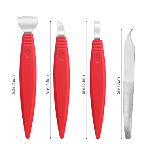 BEZOX Pedicure Knife Set - Callus Shaver Blade, Corn and Hard Thick Skin Remo...