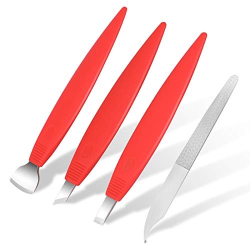 BEZOX Pedicure Knife Set - Callus Shaver Blade, Corn and Hard Thick Skin Remo...