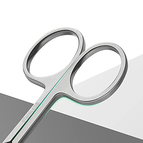 BEZOX Premium Nail Scissors 2PCS,  Professional Curved and Stright Manicure S...