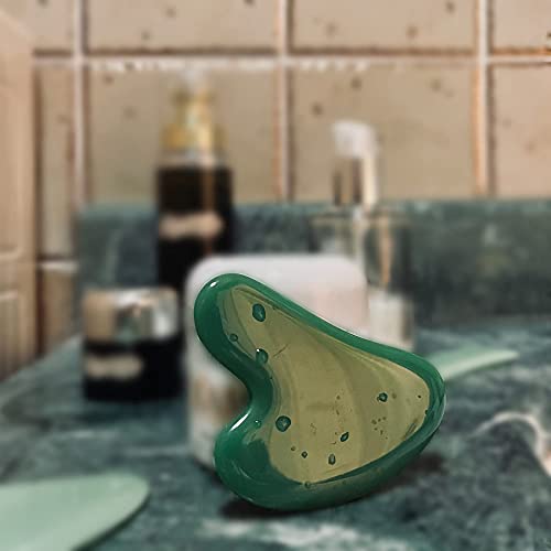 BFS-Dream Gua Sha Tool Nature Jade Gua Sha Stone Massage for Back, Arm, Neck ...