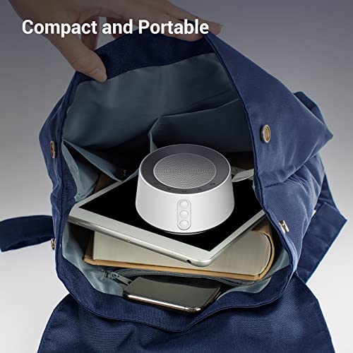 BGOVERSS White Noise Machine with 14 Soothing Sounds and Warm Night Light for...