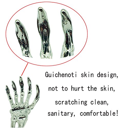 1-Pack Skeleton Hand Back Scratcher Portable Extendable Telescopic Ghost Hand...