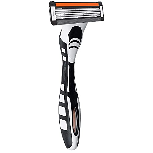 BIC Flex 5 Hybrid Disposable Razors for Men, Sensitive Skin Razor For a Smoot...