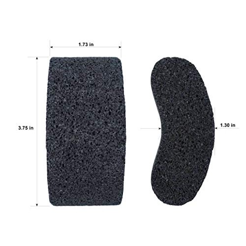 Bicrops Natural Lava Pumice Stone, Pedicure Tool, Hard Callus Dead Skin Remov...