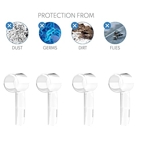 Oral B Toothbrush Heads Covers 8-Pack of Toothbrush Heads Guards for All Toot...