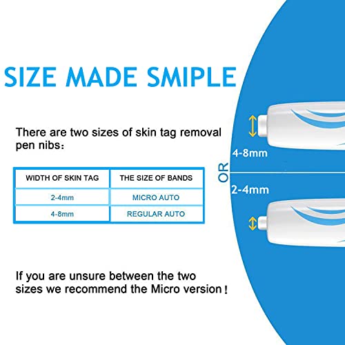 2 in 1 Skin Tag Remover for Small/Medium Skin Tags, Wart Removal Painless and...