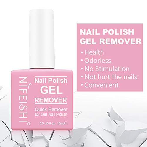 Nail Polish Remover, Gel Soak Off Remover, Gel Polish Remover For Nails In 3-...
